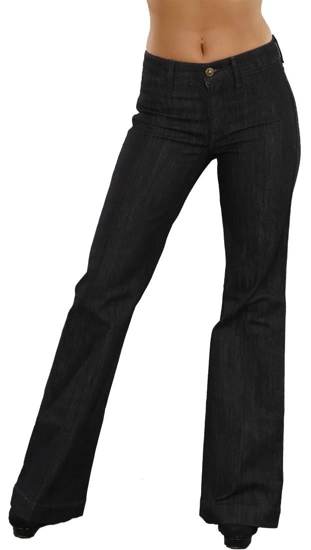 Rich & Skinny Flare Leg Jean in Dark