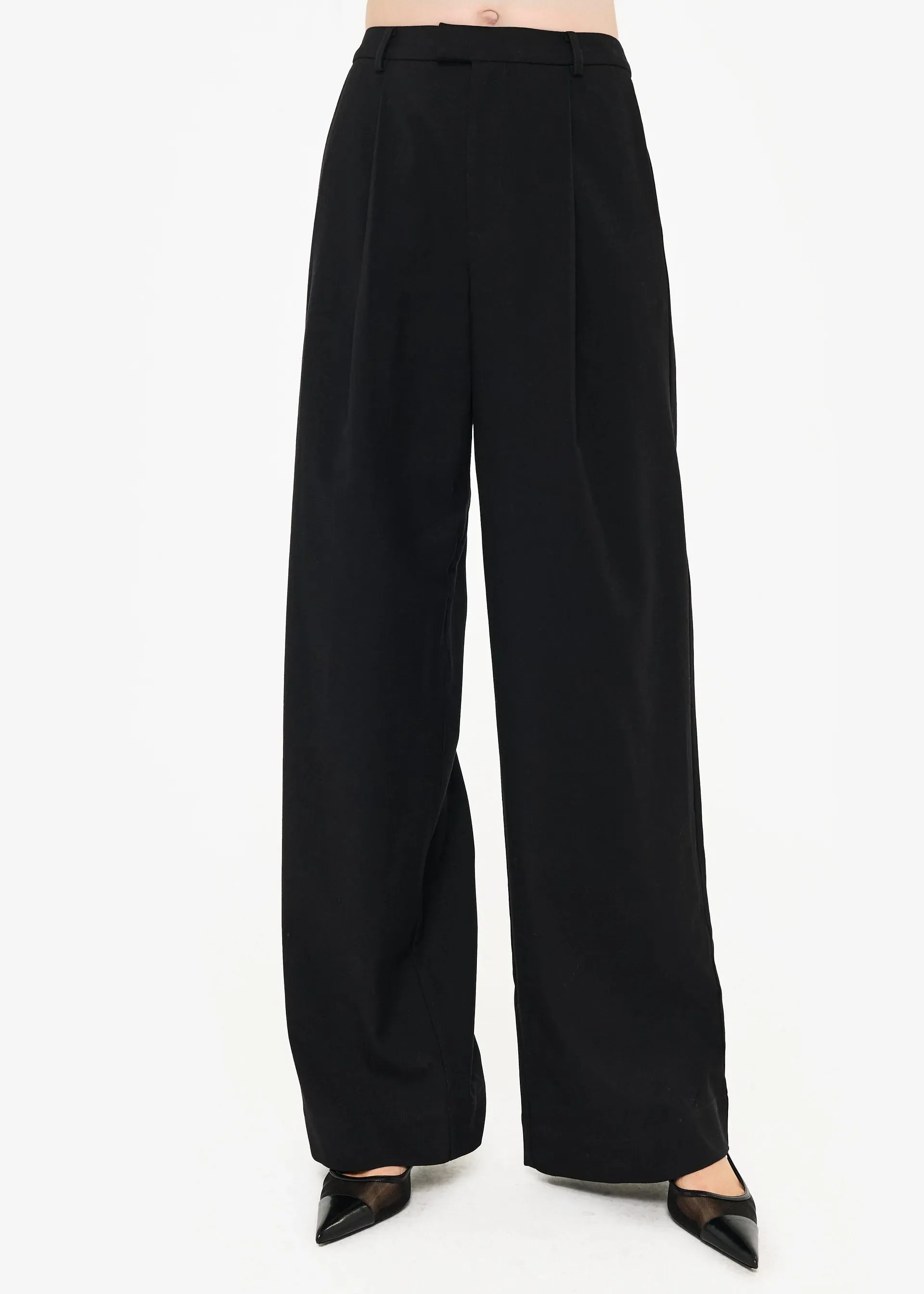 Rosheen Wide Leg Pant Black