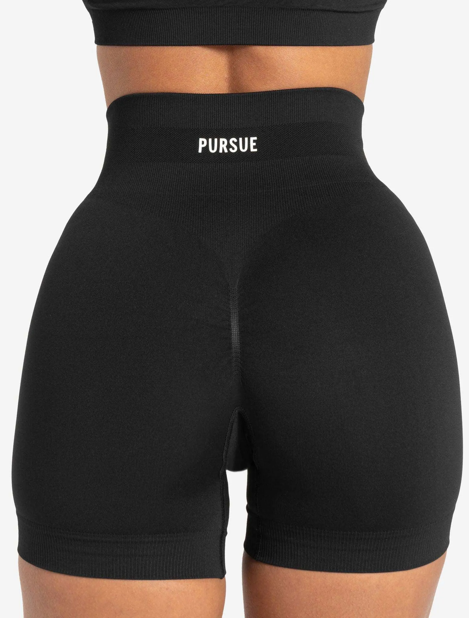 Scrunch Seamless Shorts - Black