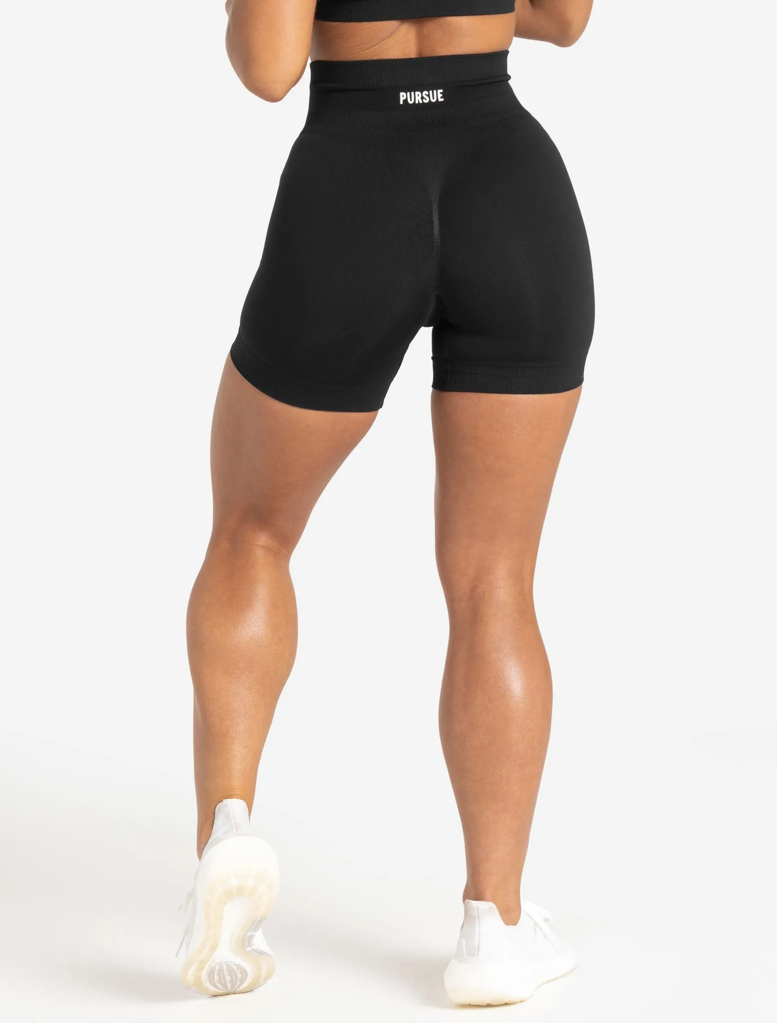 Scrunch Seamless Shorts - Black