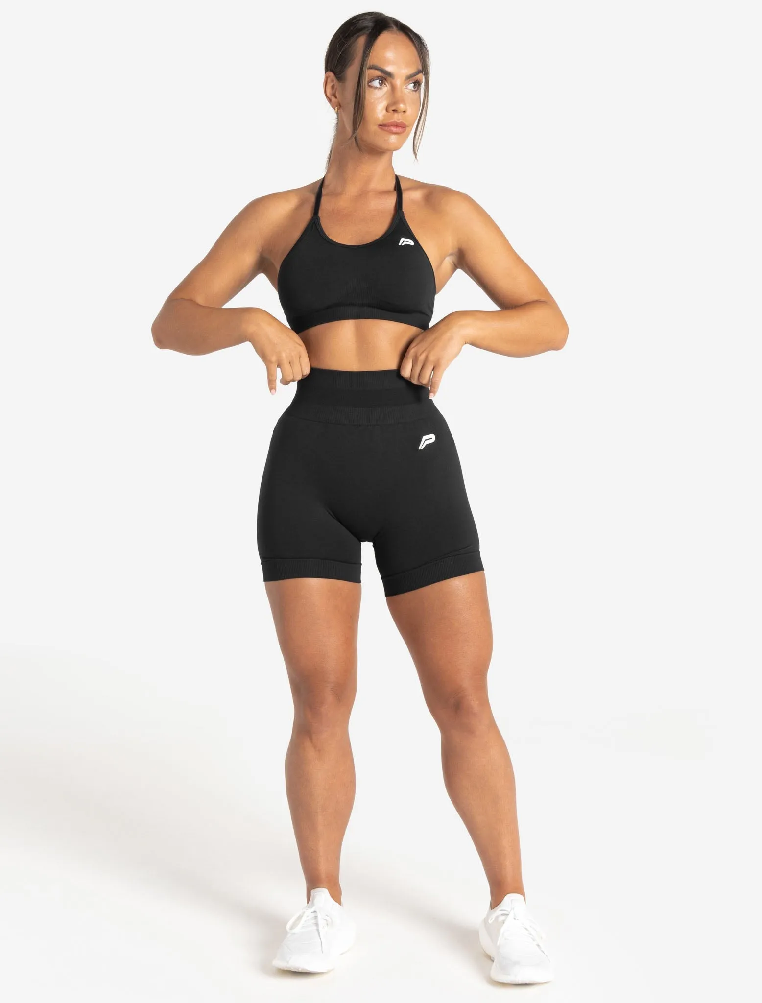 Scrunch Seamless Shorts - Black