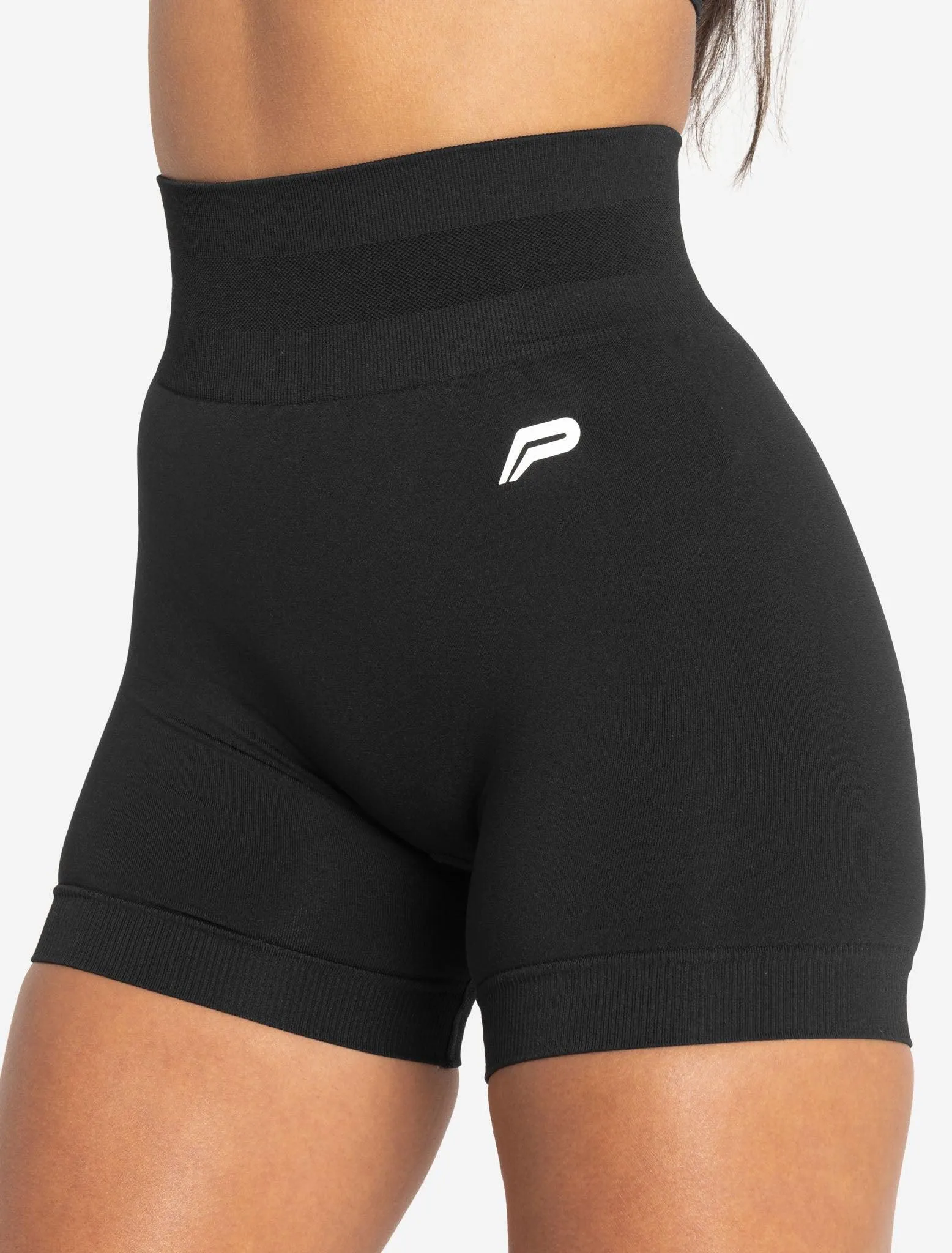 Scrunch Seamless Shorts - Black