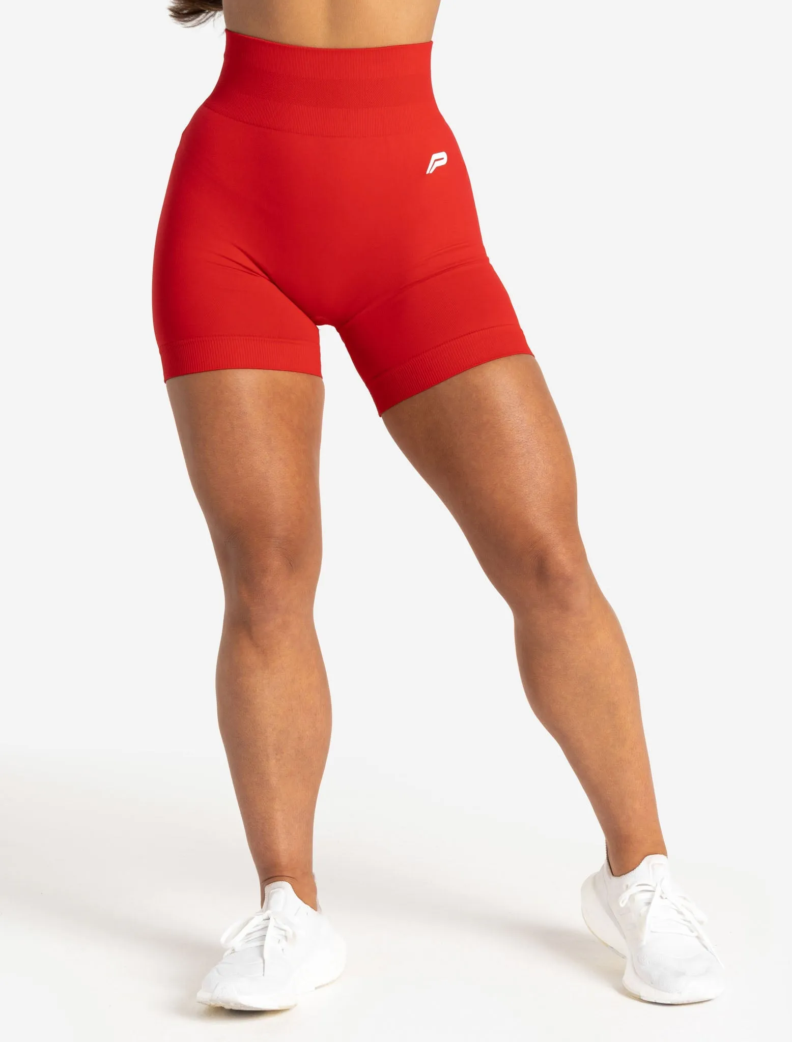 Scrunch Seamless Shorts - Candy Red