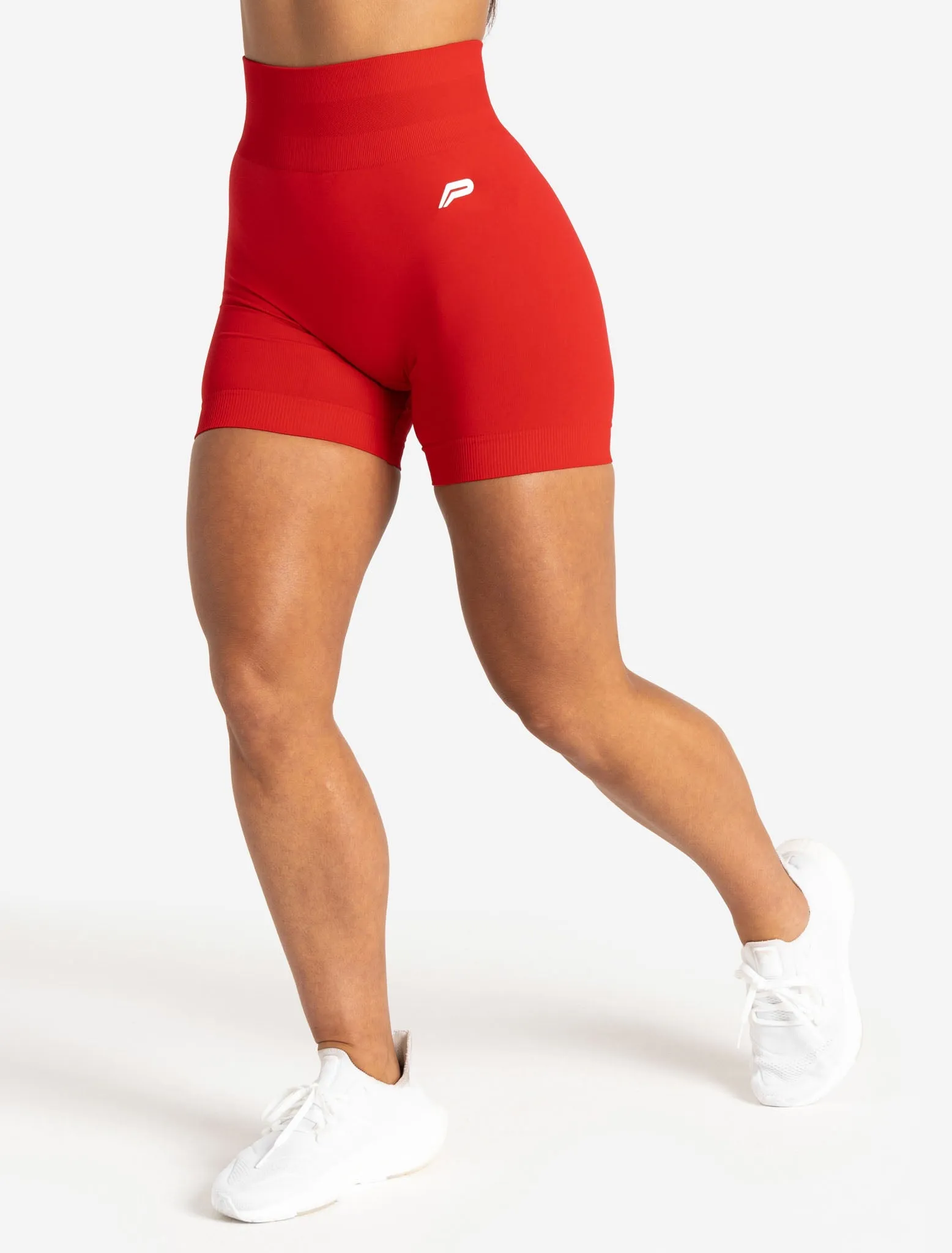 Scrunch Seamless Shorts - Candy Red