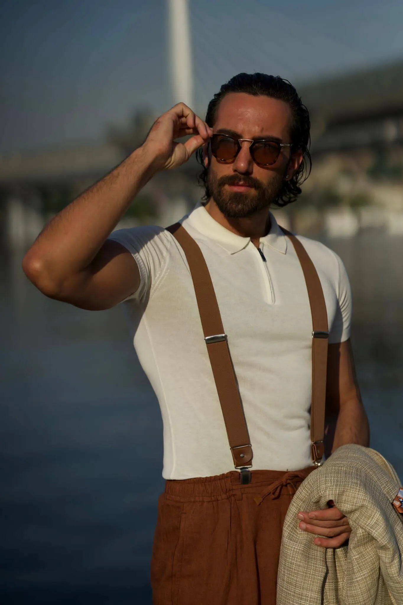 Striped White T-Shirt