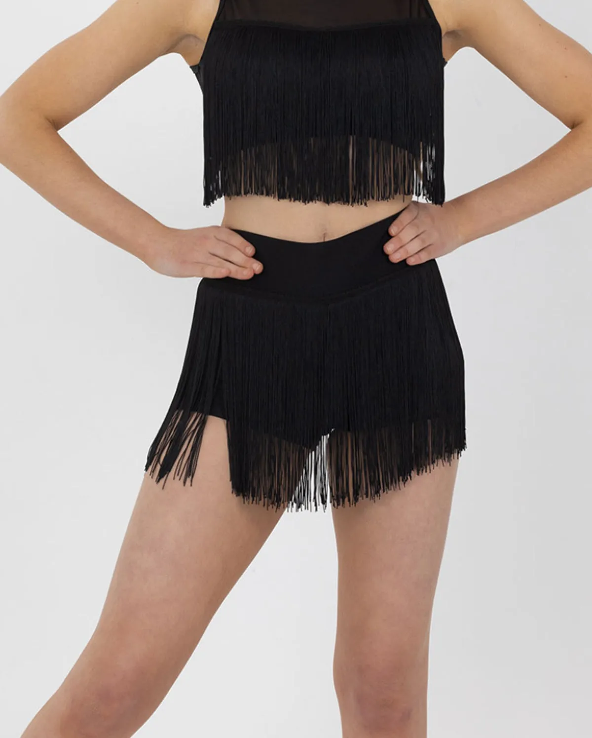 Studio 7, TASSEL SHORTS, Black, Adults, ADS11