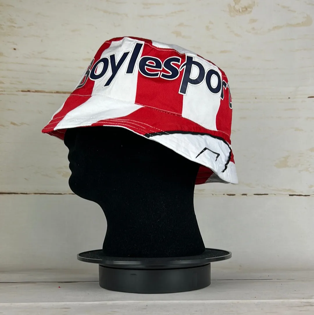 Sunderland 2007/08 Upcycled Home Shirt Bucket Hat