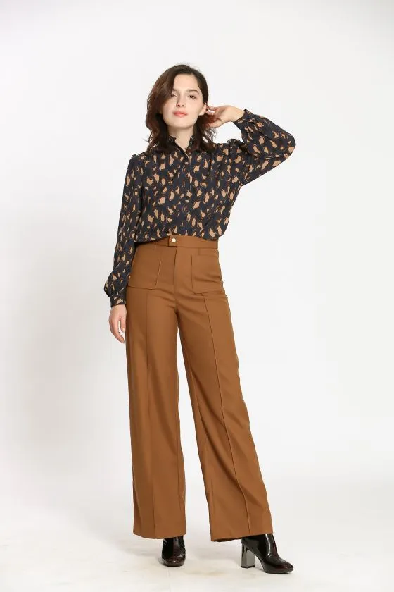 The Elora Trouser - Mustard