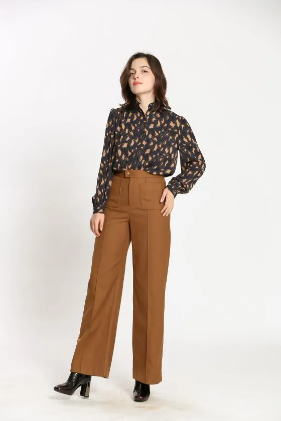 The Elora Trouser - Mustard