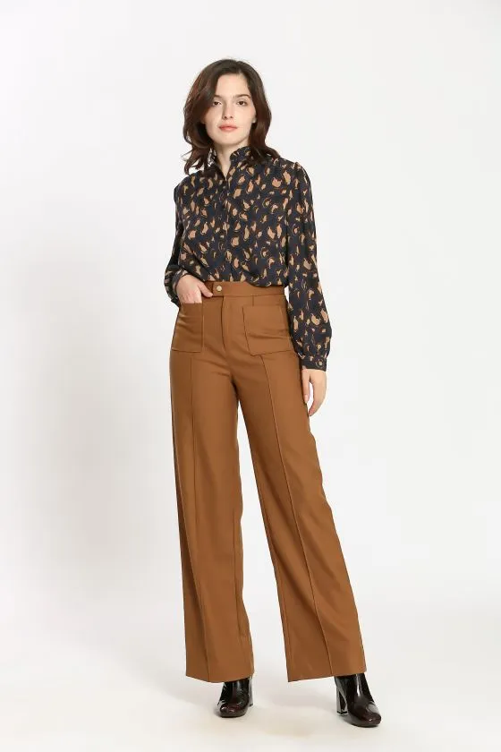 The Elora Trouser - Mustard