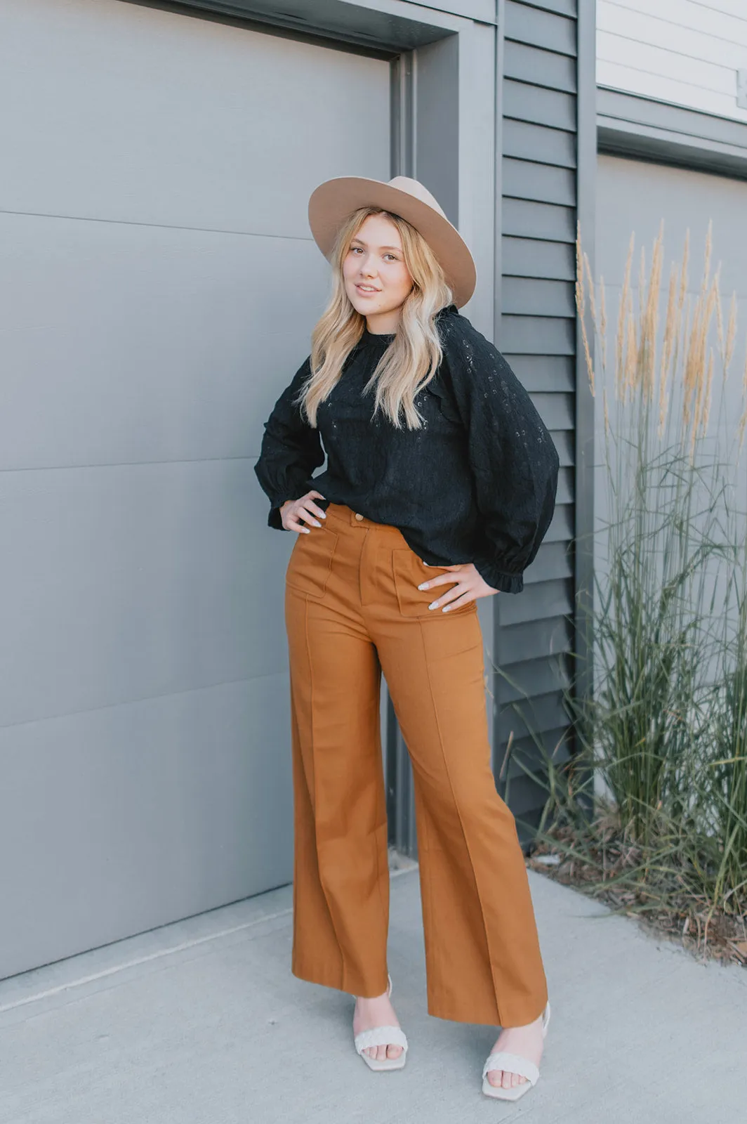 The Elora Trouser - Mustard