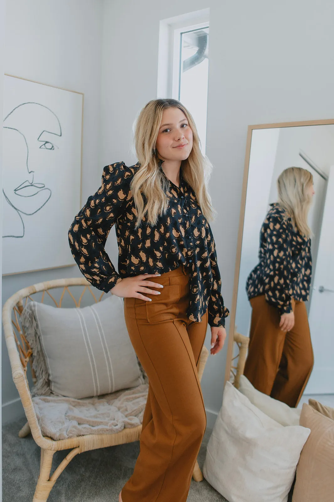 The Elora Trouser - Mustard