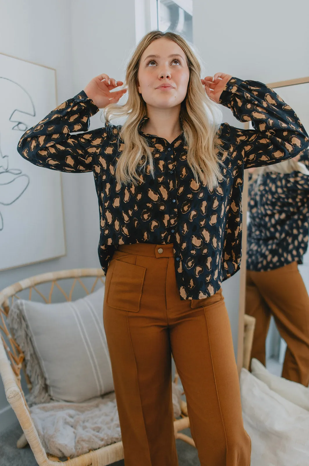 The Elora Trouser - Mustard