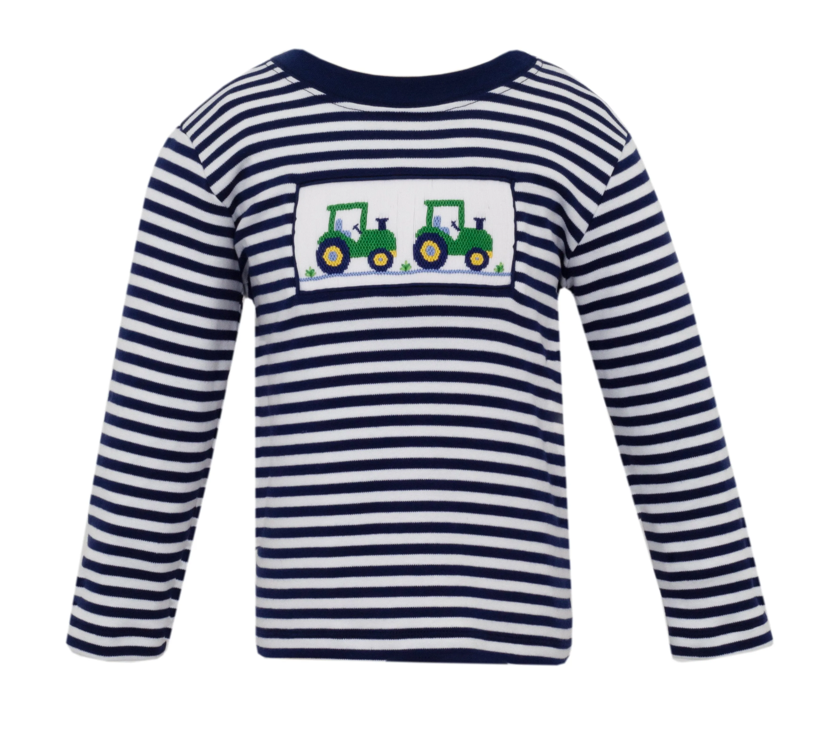 Tractor Smocked Knit T-Shirt