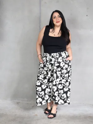 Venice Pants 7/8th - Cream Blossom