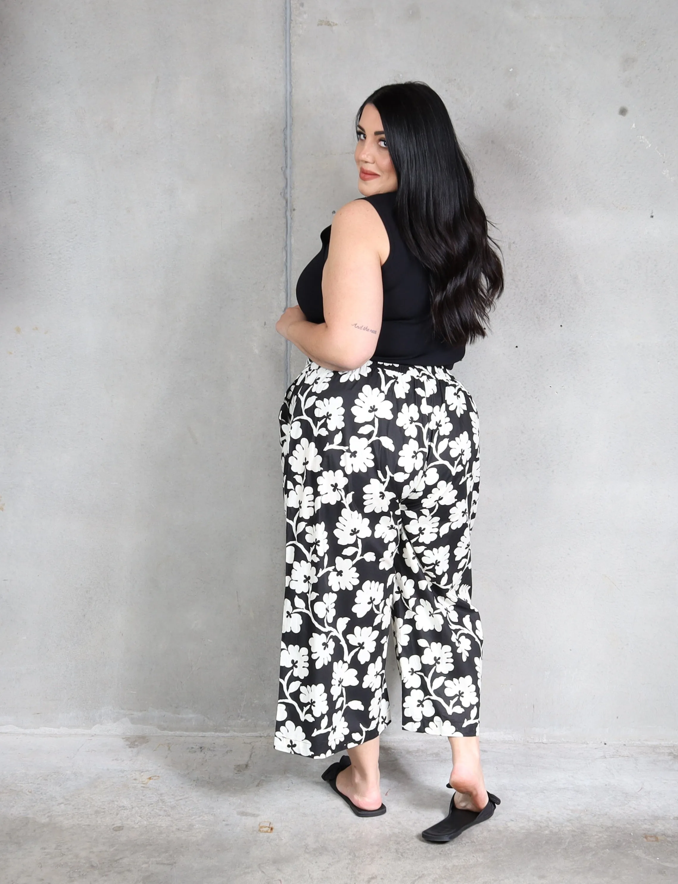 Venice Pants 7/8th - Cream Blossom