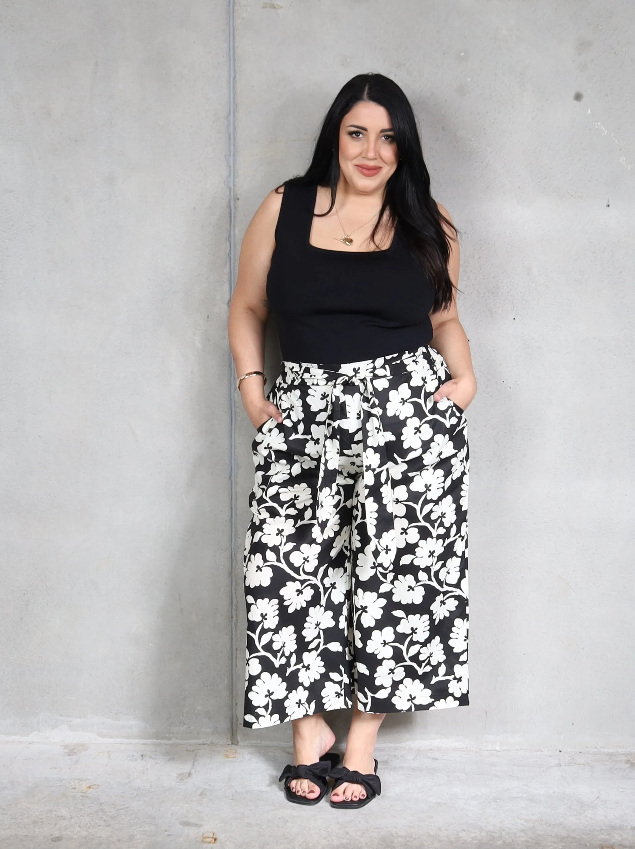 Venice Pants 7/8th - Cream Blossom