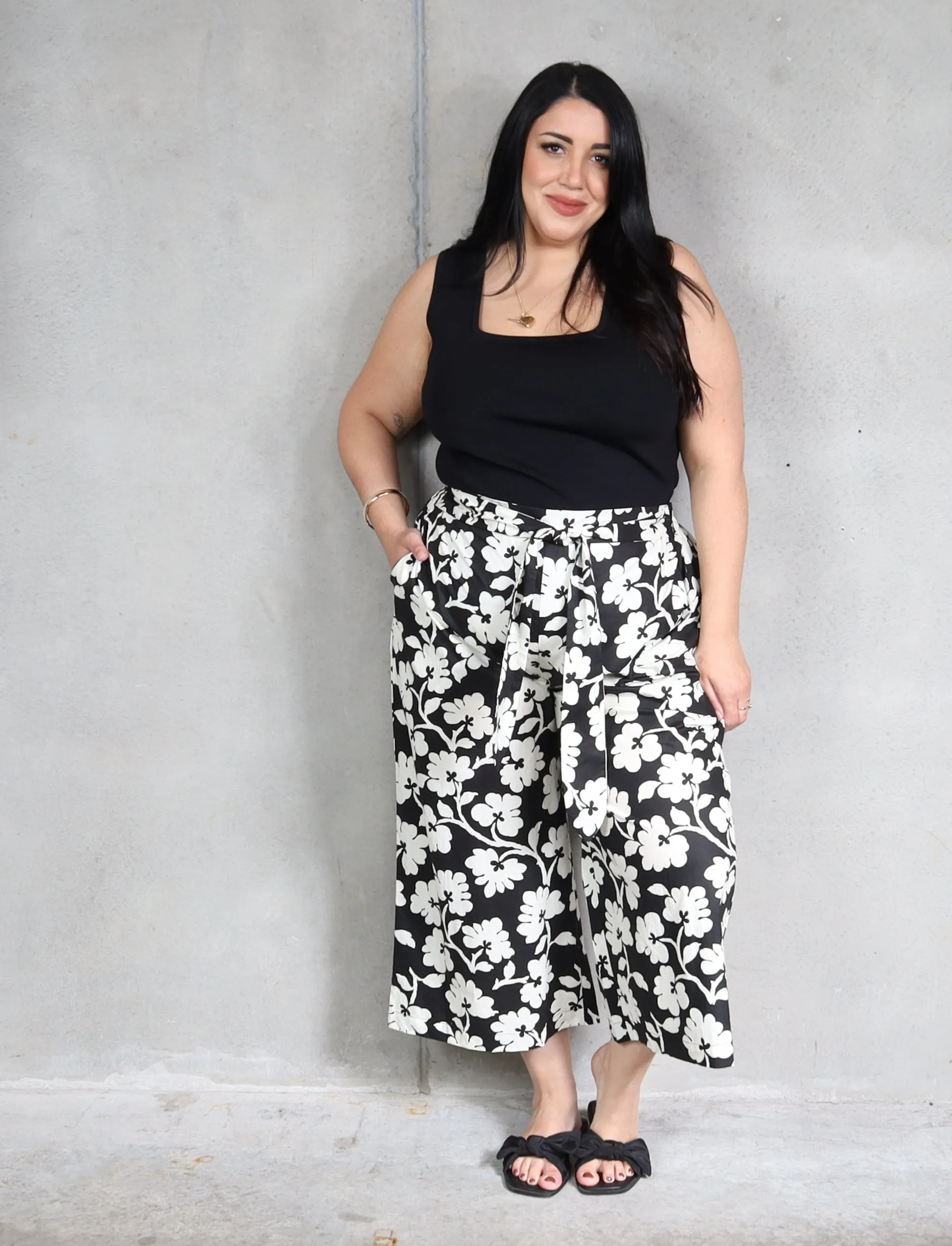 Venice Pants 7/8th - Cream Blossom