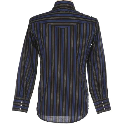 Wrangler Men's Stripe Snap Long Sleeve Shirt